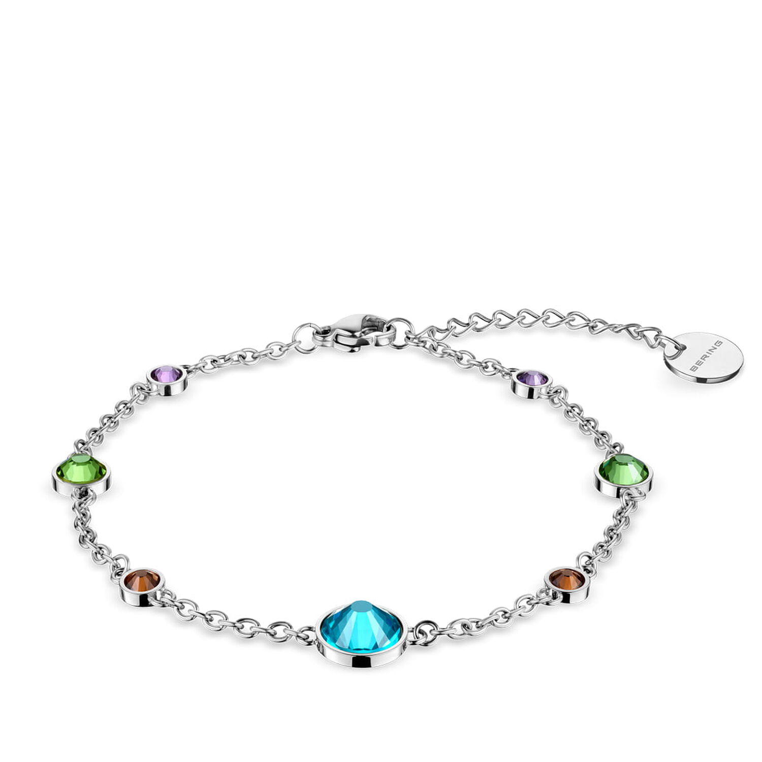 Pulsera Bering 652-17-180 Plateado image number 0.0