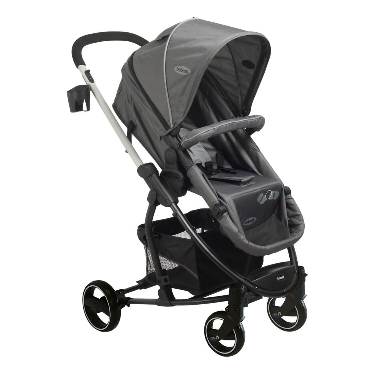 Coche Cuna Travel System Bebesit Alfa Nuevo Negro image number 1.0