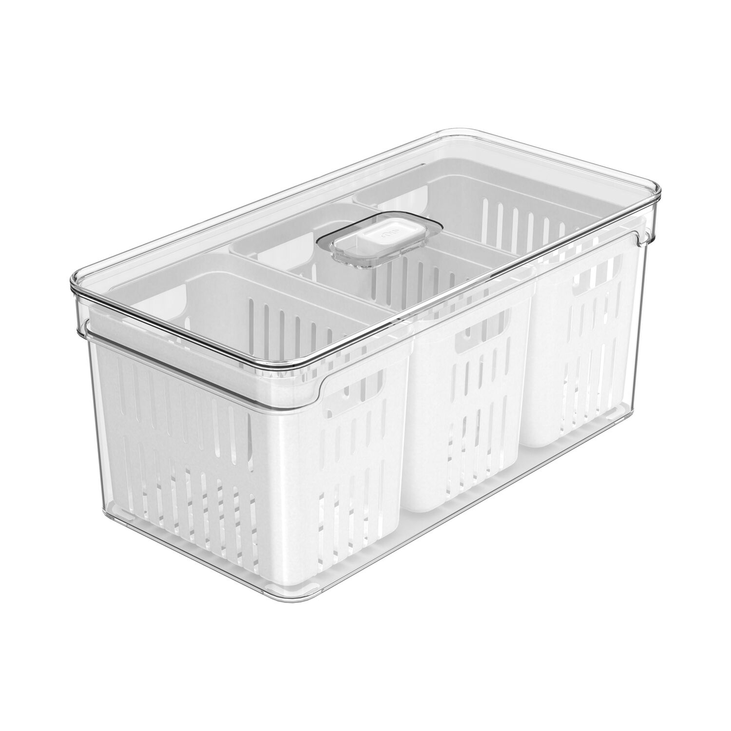 Organizador Clear Fresh 3 Cestas 5 Lt Ou image number 0.0