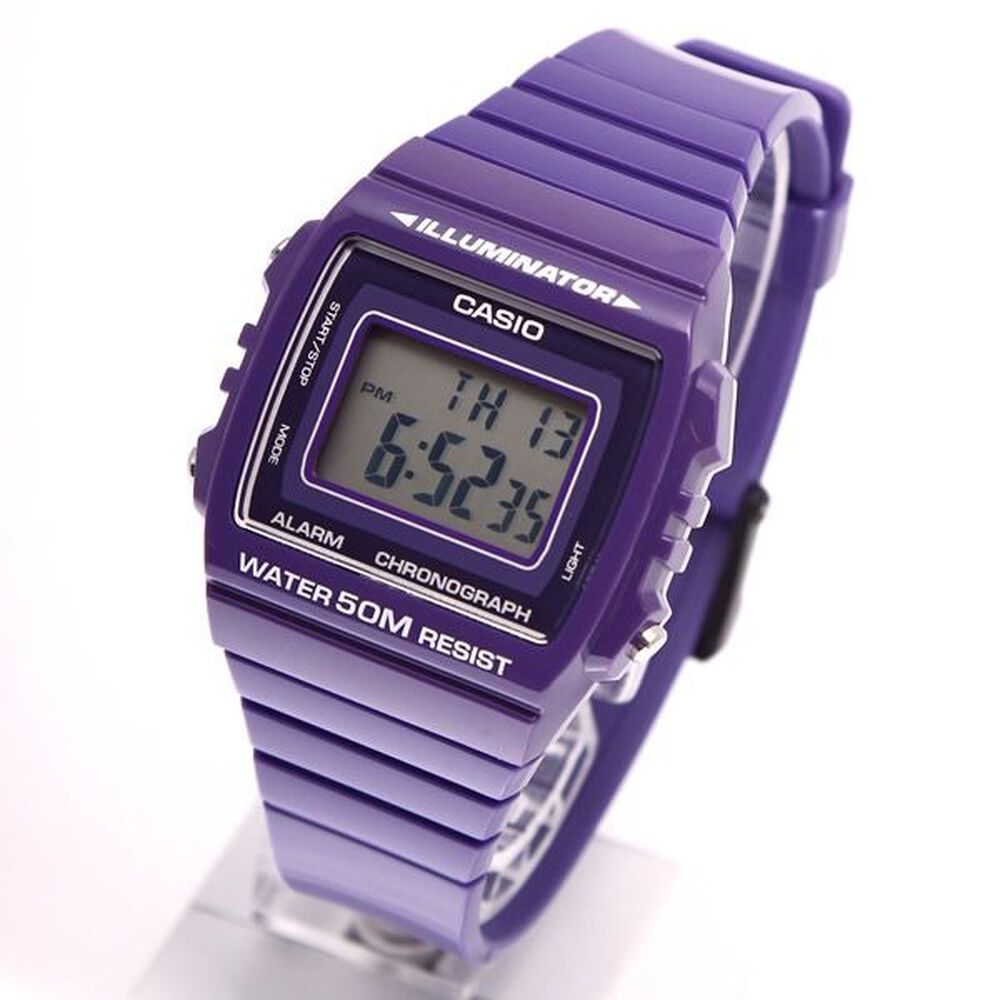 Reloj De Mujer Casio Digital W-215h-6avdf Purple Edition image number 1.0