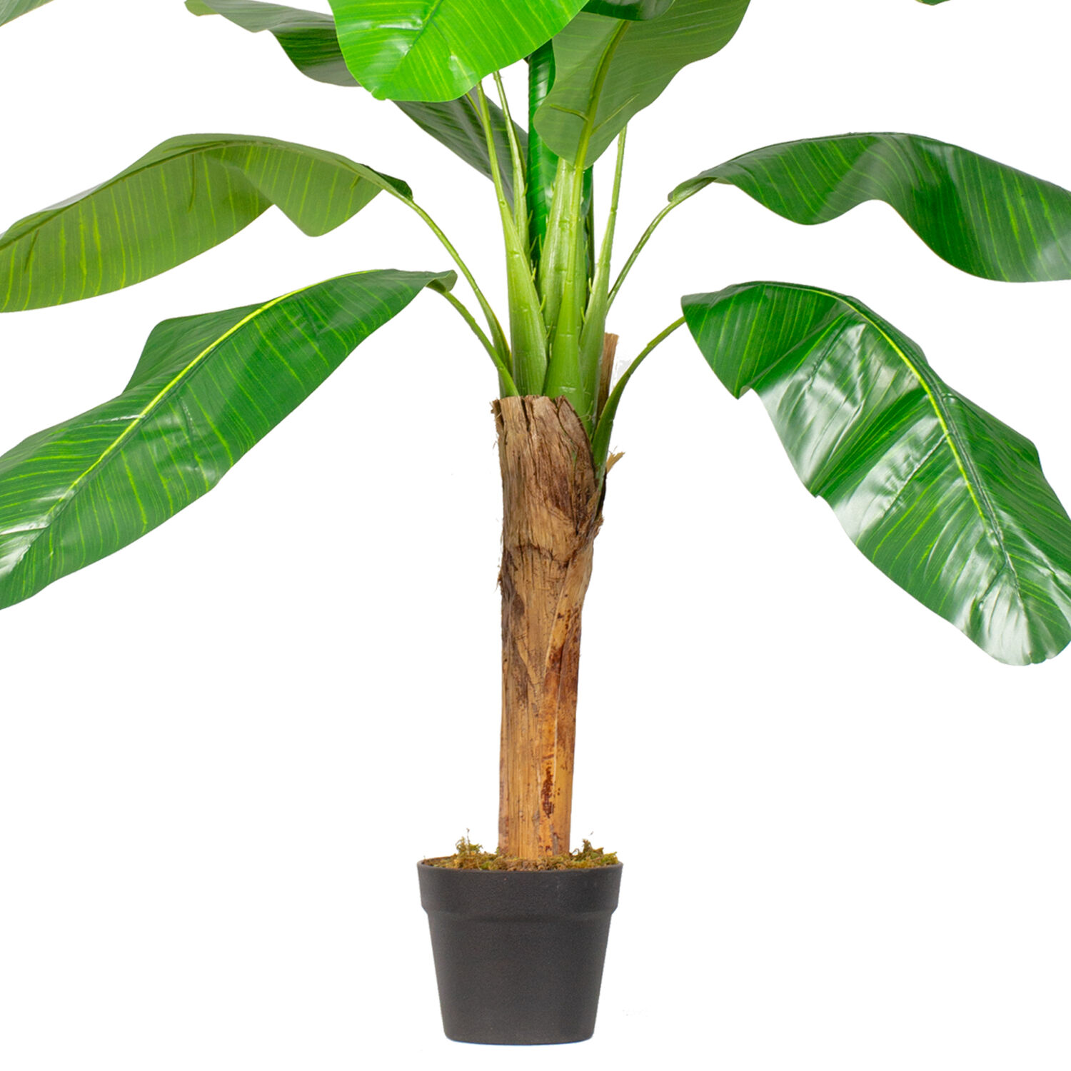 Planta Artificial Banano 120 Cm / 12 Hojas Premium / Arbusto Real image number 4.0