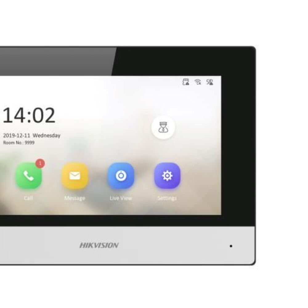 Kit Videoportero Híbrido Hikvision 7" Poe Wifi image number 0.0
