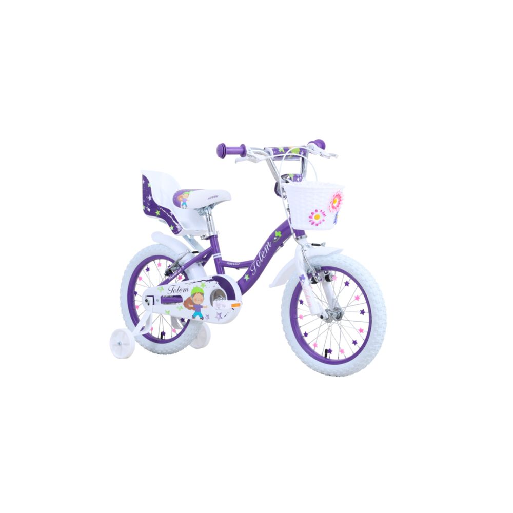 Bicicleta Totem Infantil Aro 16 Miss Lilly Violeta image number 4.0