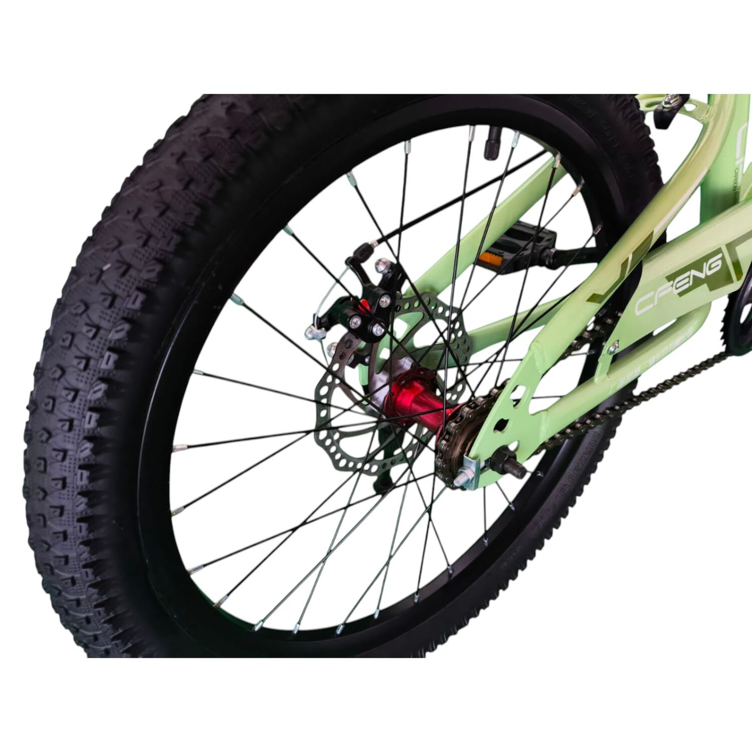 Bicicleta Aro 20 Cfeng Con Freno Disco Verde image number 6.0