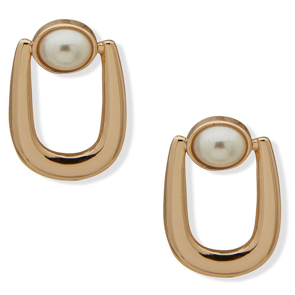 Aros Anne Klein Dorado Mujer 01g00748 image number 0.0