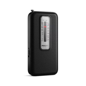 Radio De Bolsillo Portatil Am Fm Negro Tar1506