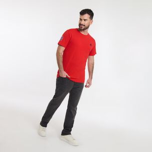Polera Manga Corta Cuello Redondo Hombre The King's Polo Club