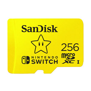 Tarjeta Microsdxc Sandisk 256gb Nintendo Switch 4k 100mb/s