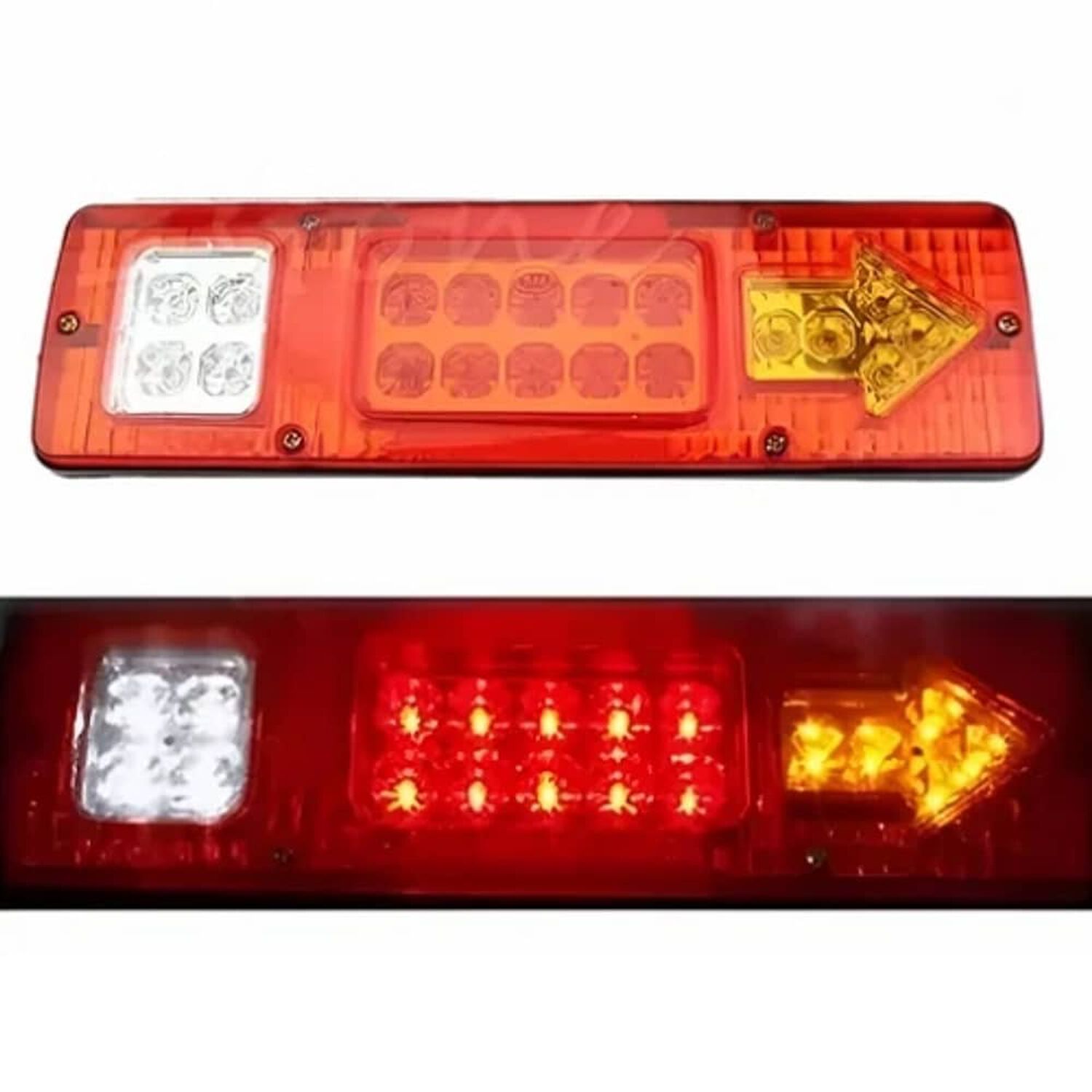 Kit 2 Focos Luz Led Trasera 24v Para Autos Camion Universal image number 0.0