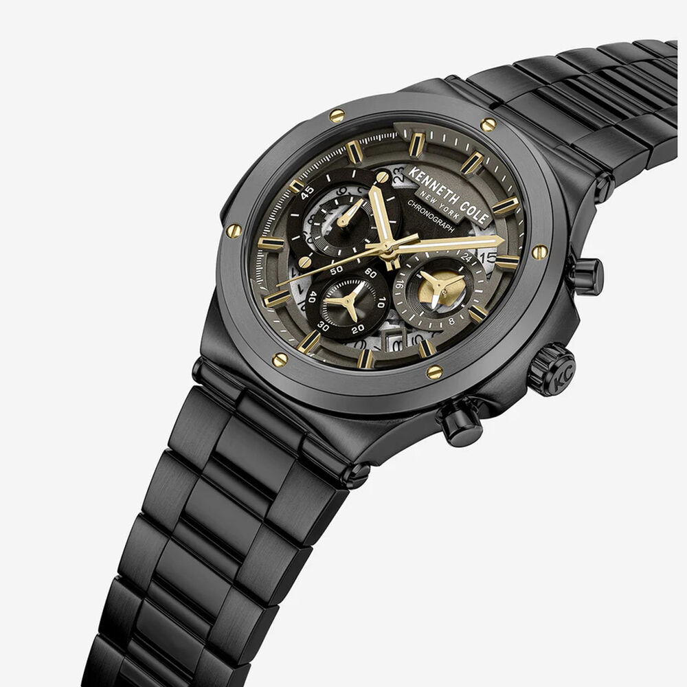 Reloj Kenneth Cole Ny Kcwgi0047303 Negro image number 1.0