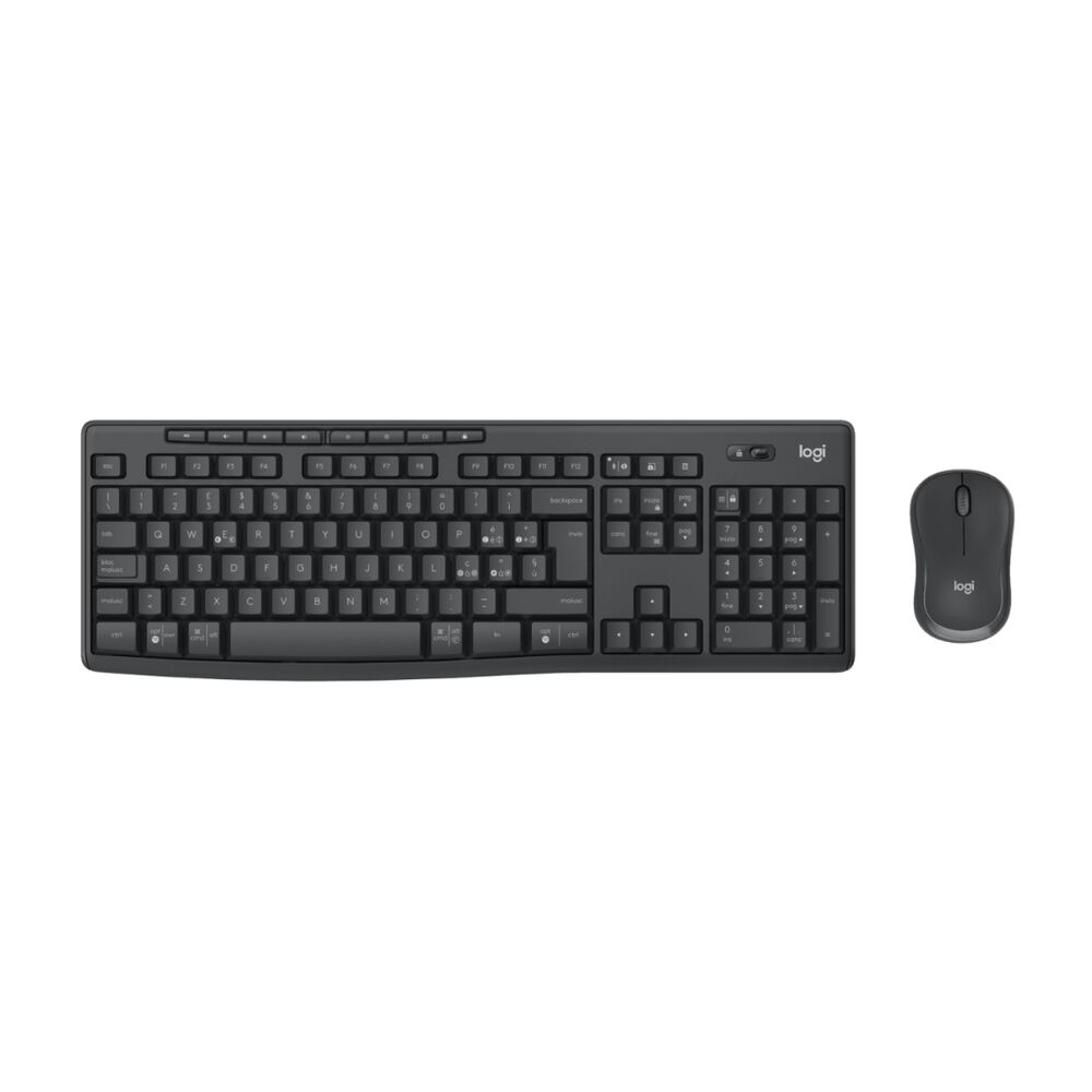 Logitech Kit Mouse Y Teclado Mk370 Español Negro image number 1.0