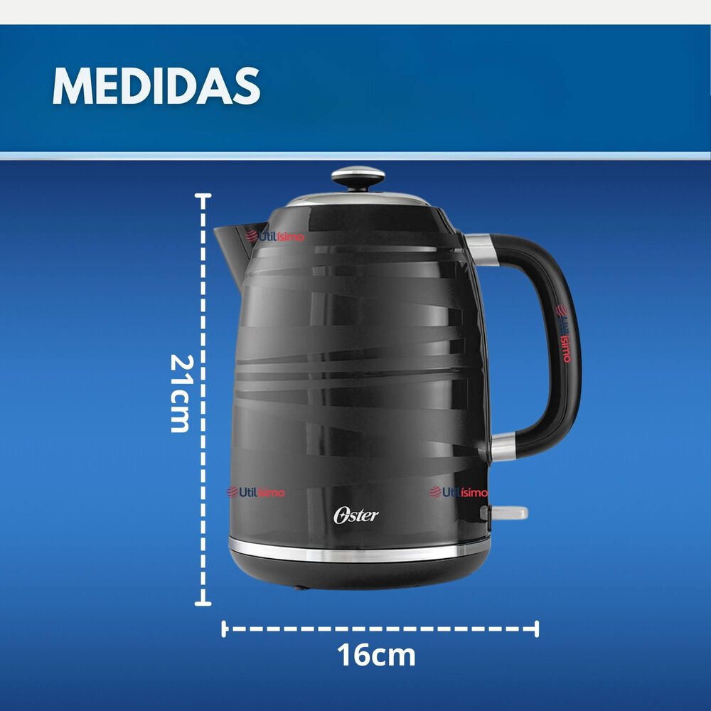 Hervidor El&eacute;ctrico Oster 1,7 Lt Bvstkt4177b Versi&oacute;n 2026 image number 2.0