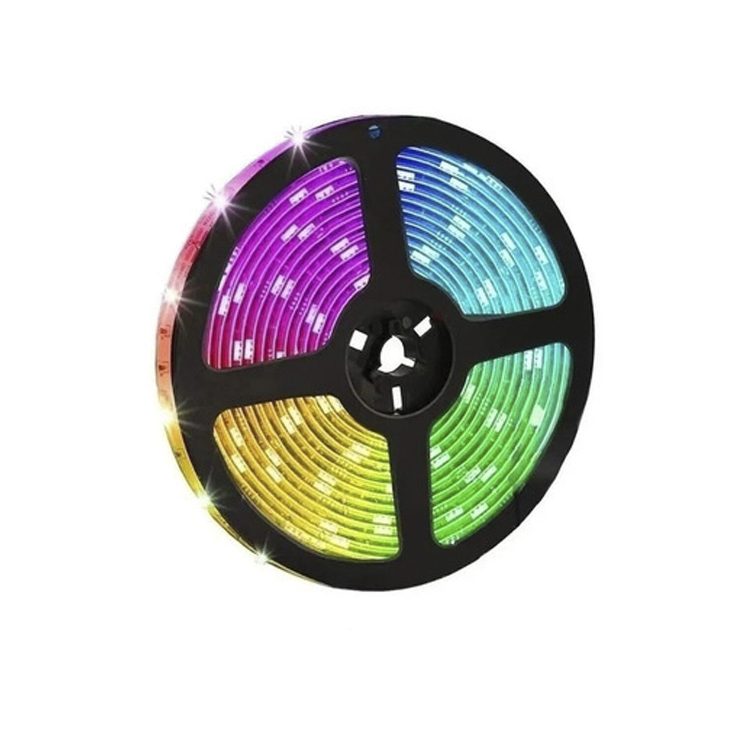Kit Tira De Luces Led Full Rgb High Power 5 Metro + Control image number 0.0
