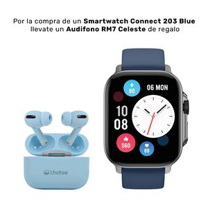 Pack Smartwatch Connect S03 + Audífono Rm7 Blue Lhotse