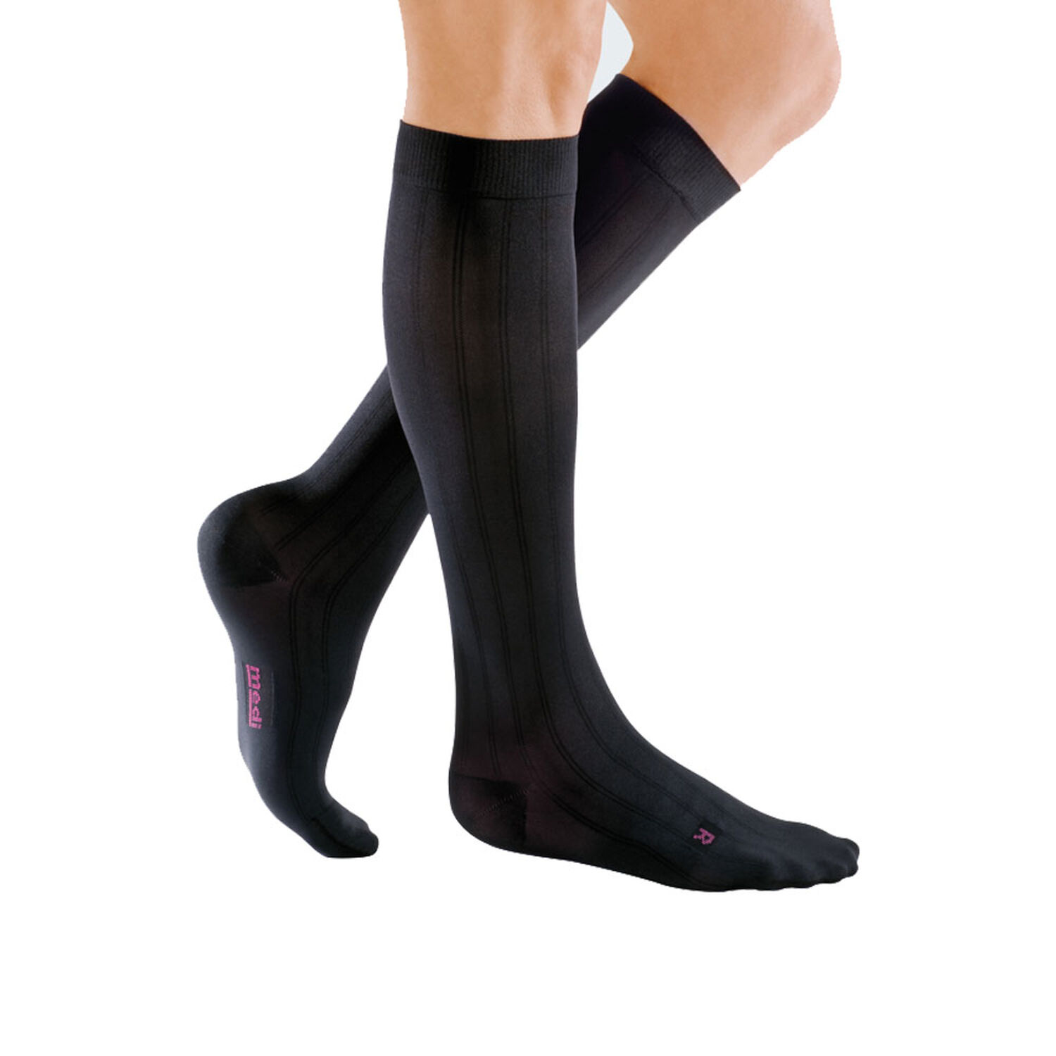 Calcetines De Compresi&oacute;n Mediven Para Hombre Clase 1-negro Talla Iv-medi image number 0.0