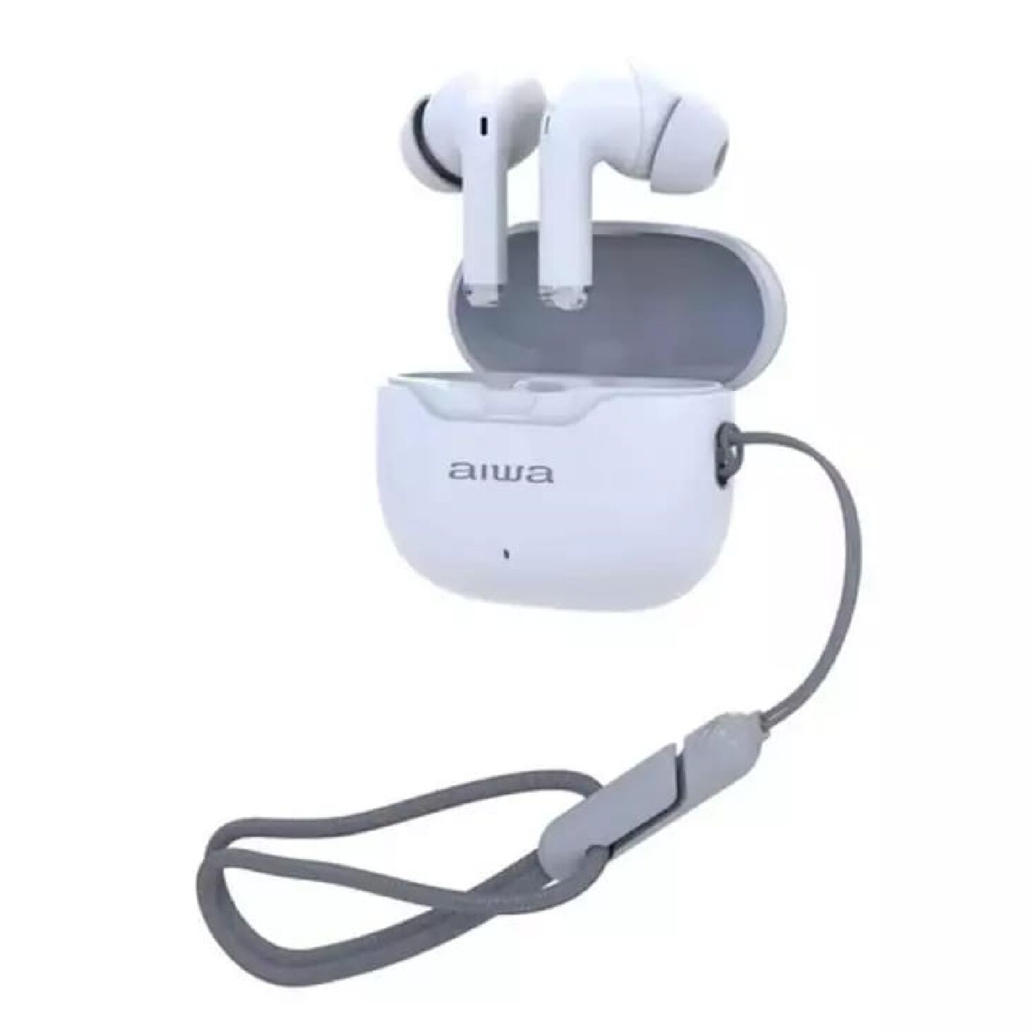 Aud&iacute;fonos Bluetooth Aiwa In-ear Inal&aacute;mbricos Blanco Con Estuche . image number 2.0