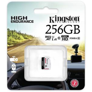 Tarjeta Microsd Kingston High Endurance 256gb C10 A1 95 Mb/s