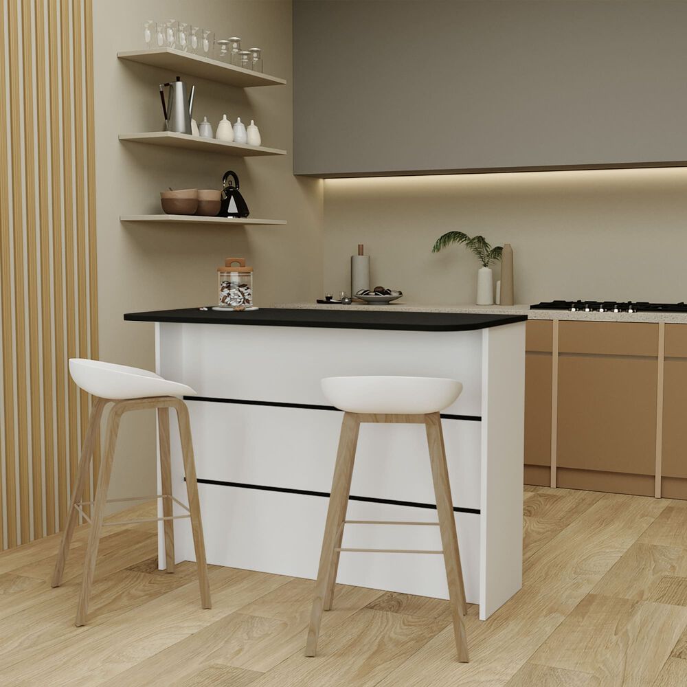 Isla Cocina 120x60x90 Cm Fm-003n Negro image number 5.0