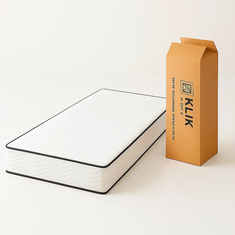 Colch&oacute;n Klik Home Primera Capa Foam Y Resortes Pocket Spring 1.5 Plaza image number 0.0