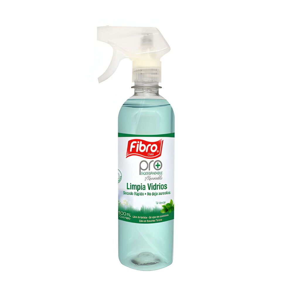 Limpiador De Vidrios Y Cristales Biodegradable 500ml - Fibro Pro image number 0.0