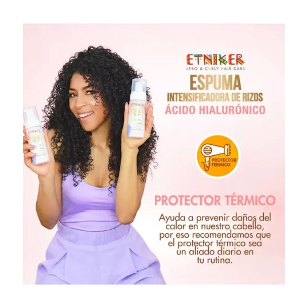 Espuma Intensificadora De Rizos Etniker 150 Ml image number 2.0
