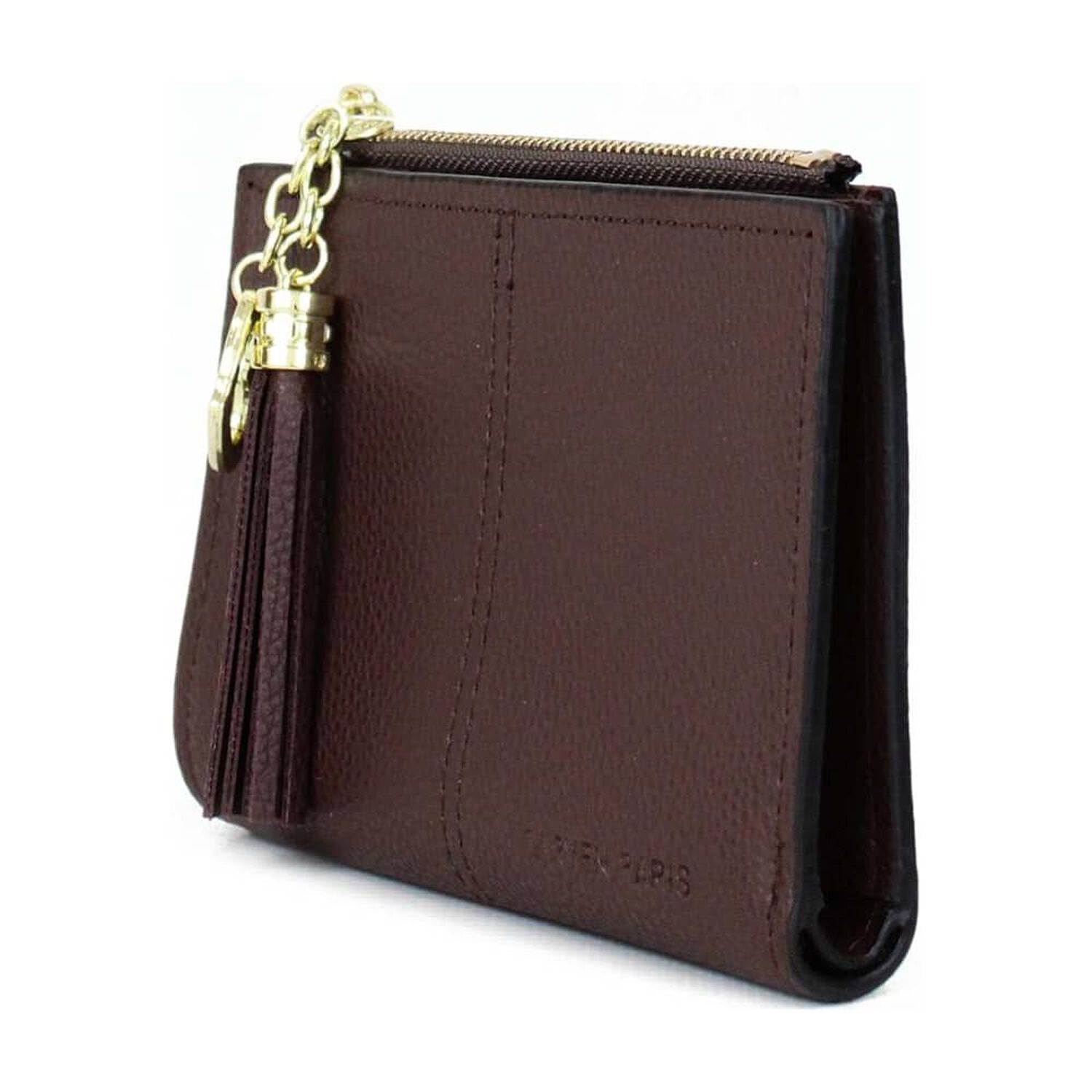 Billetera De Mujer Leyre Dark Brown Carven image number 1.0