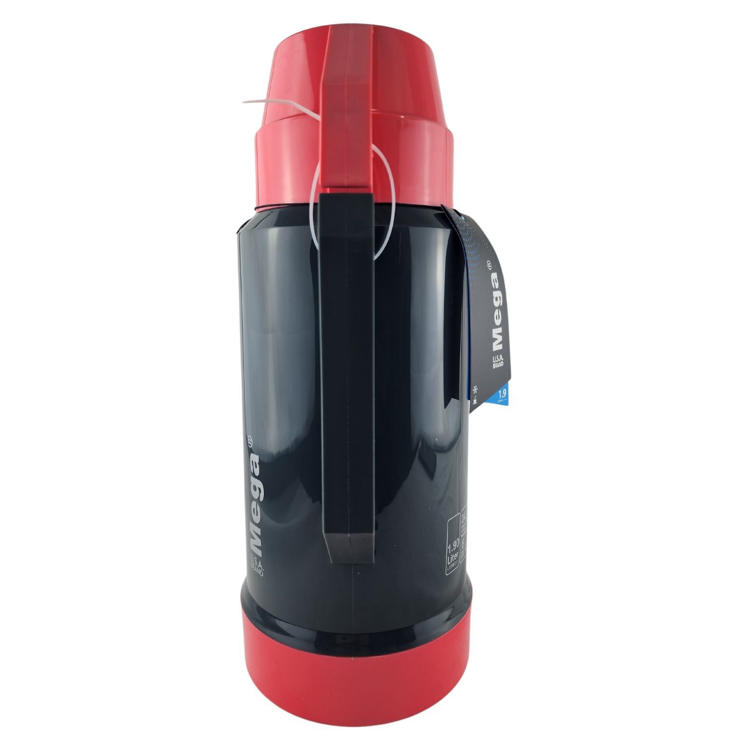 Termo Mega 1.9l New Megatemp Bebidas Calientes Frias Con Tazas Rosa image number 1.0