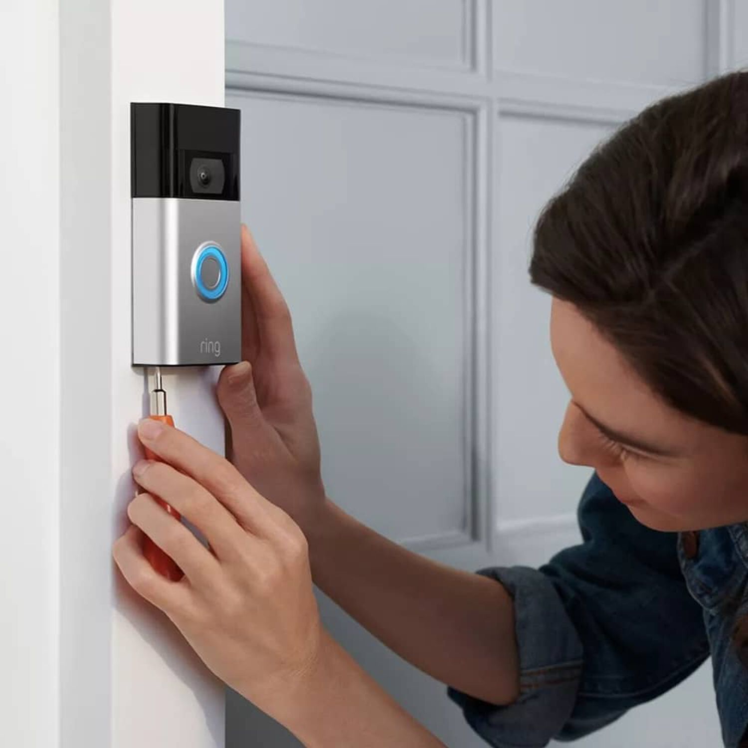Timbre Ring Negro Battery Doorbell image number 3.0
