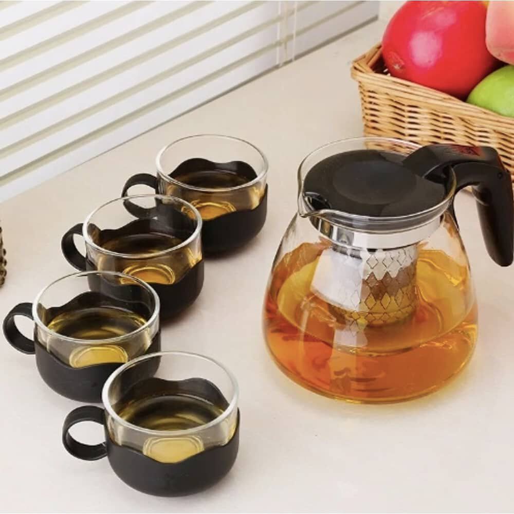 Tetera Jarra Vidrio Filtro Acero Inoxidable image number 1.0