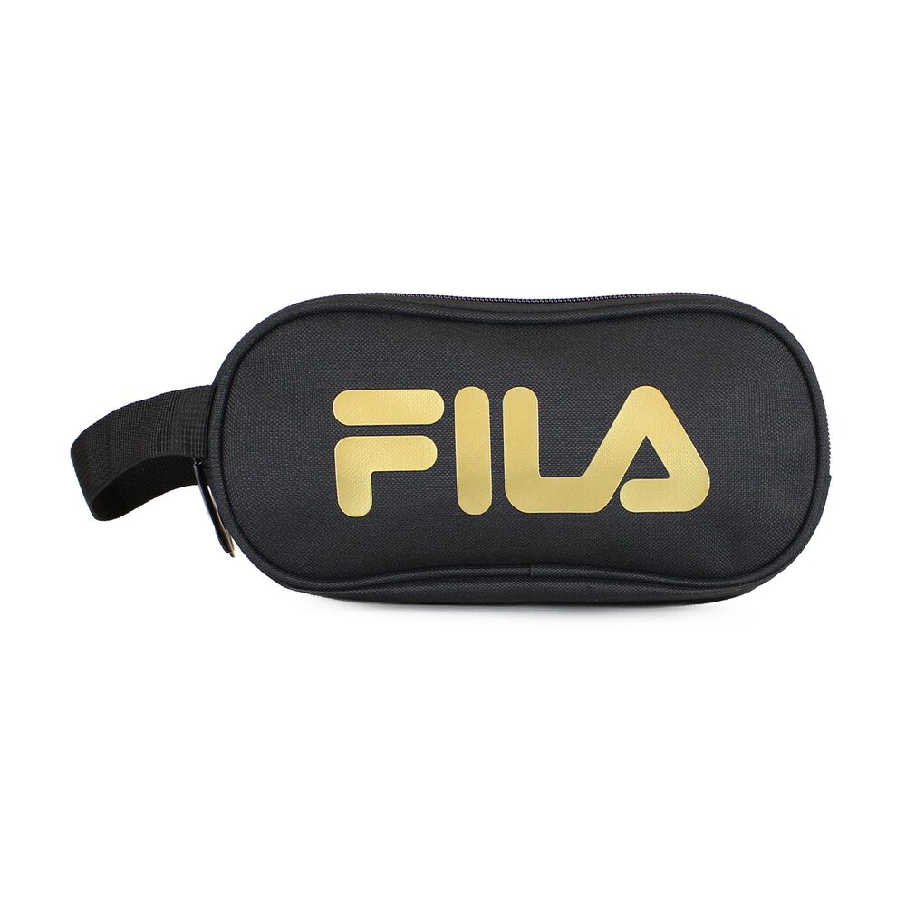 Set Fila Mochila 10lts Urbanix + Lonchera T&eacute;rmica + Estuche Spark Negro-gold image number 1.0