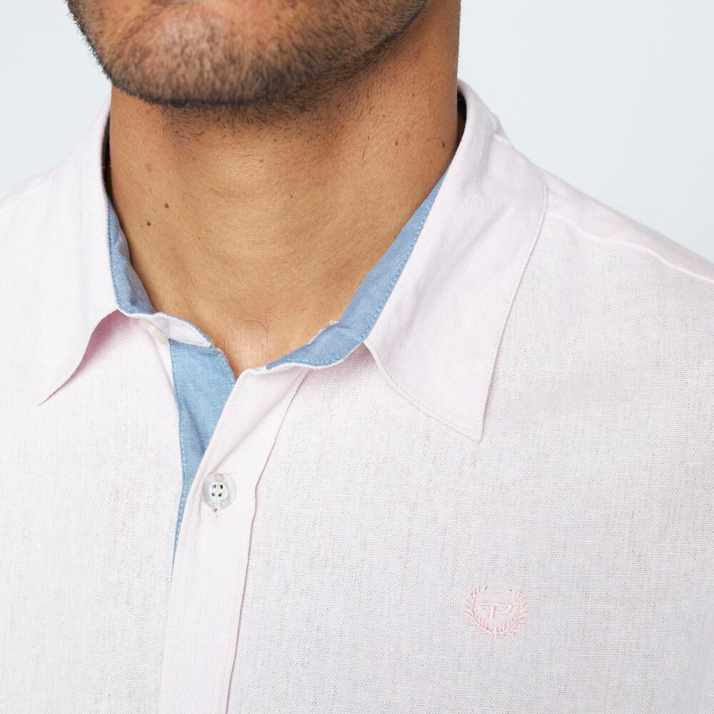 Camisa Oxford Manga Corta Hombre Peroe image number 3.0