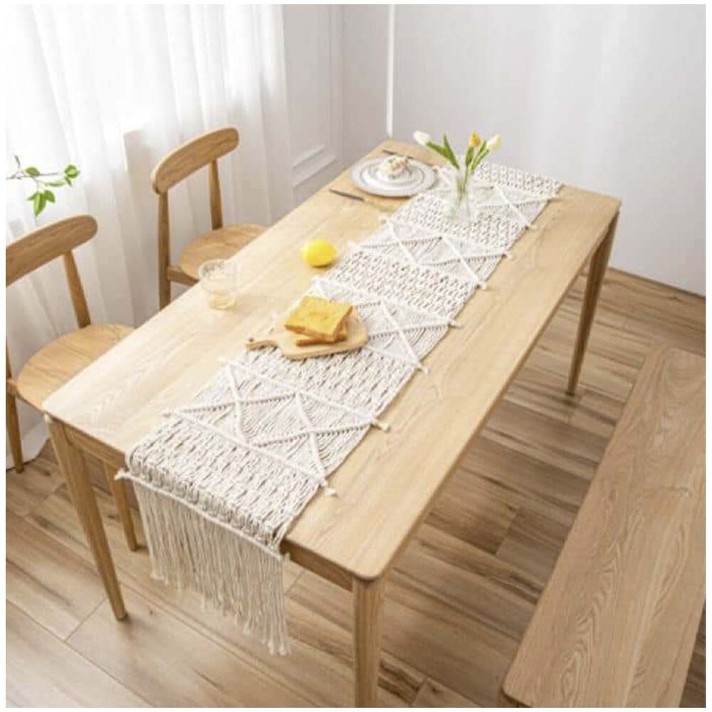 Camino De Mesa Macrame 35*220 Cm Mod08 image number 1.0