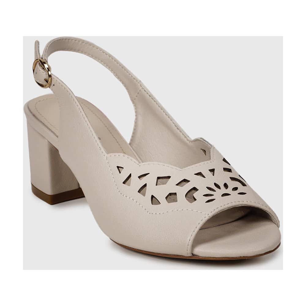  Sandalia Cuero Ninette Beige image number 2.0