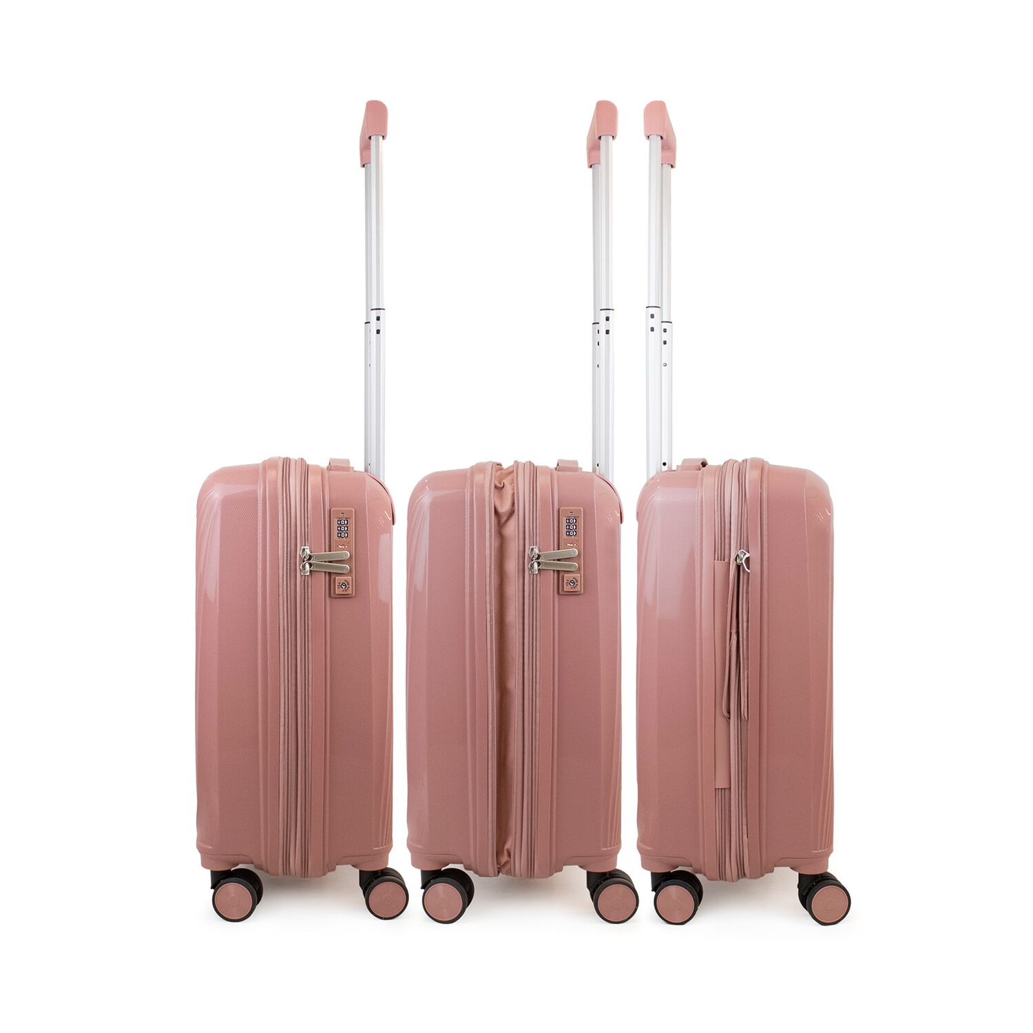 Pack Maleta Cabina 10kg Slay Rosada + Neceser Spark Fila image number 5.0