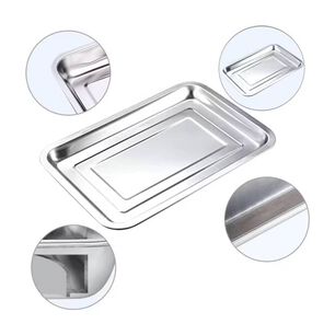 Bandejas Fuente De Horno Acero Multiuso 35x 26