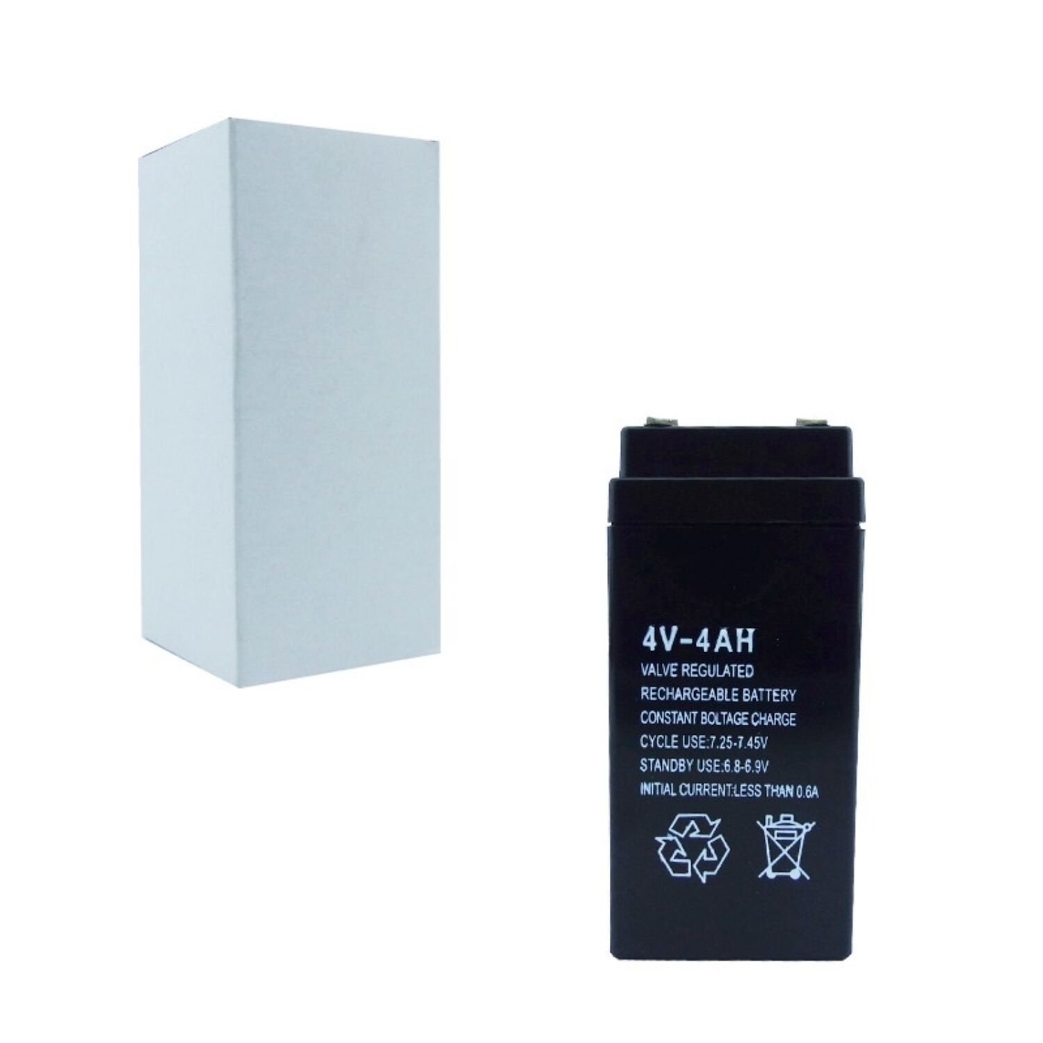 Bateria 4 Volt 4 Amperes Repuesto Ideal Para Balanzas De Feria Y Otros image number 0.0