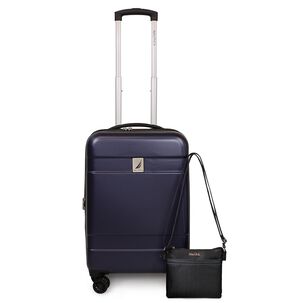 Pack Maleta Cabina Bora 10kg Azul + Cartera Leeway Bk Nautica