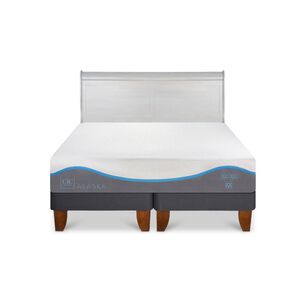 Cama Europea Cic Alaska / King / Base Dividida + Respaldo
