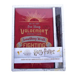 Harry Potter Set Bol&iacute;grafo Varita Y Libreta T. Dura Harry