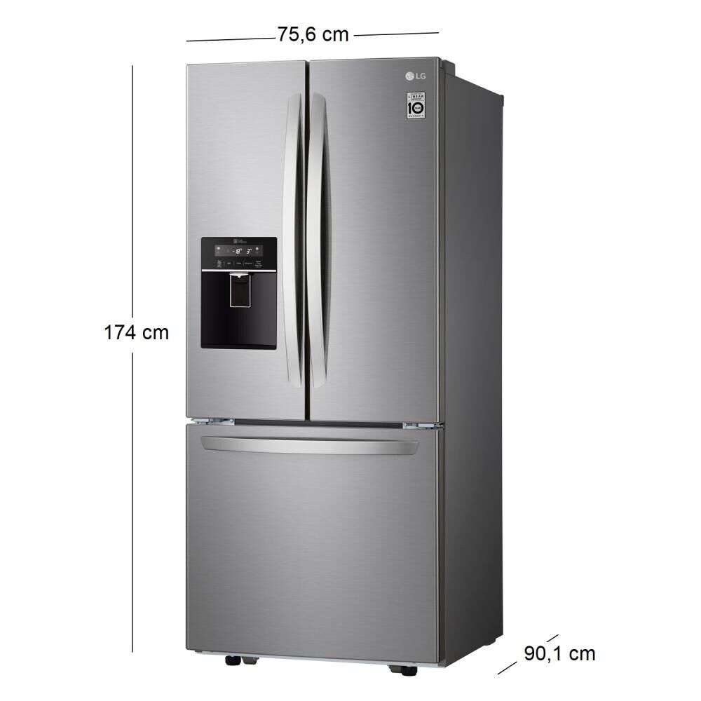 Refrigerador French Door LG LM22SGPK / No Frost / 533 Litros / A+ image number 8.0