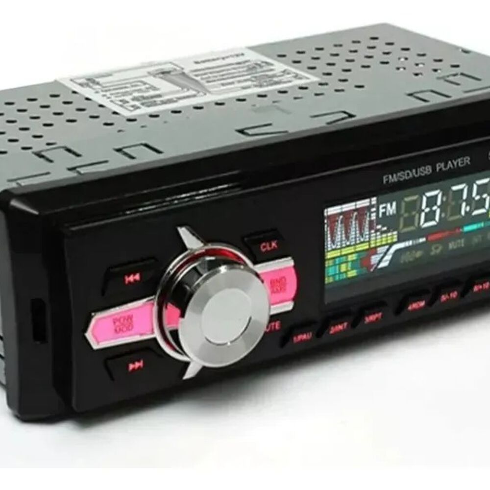 Radio De Auto 1 Din Bluetooth Usb Mp3 Microsd Aux Fm 60wx4 image number 1.0