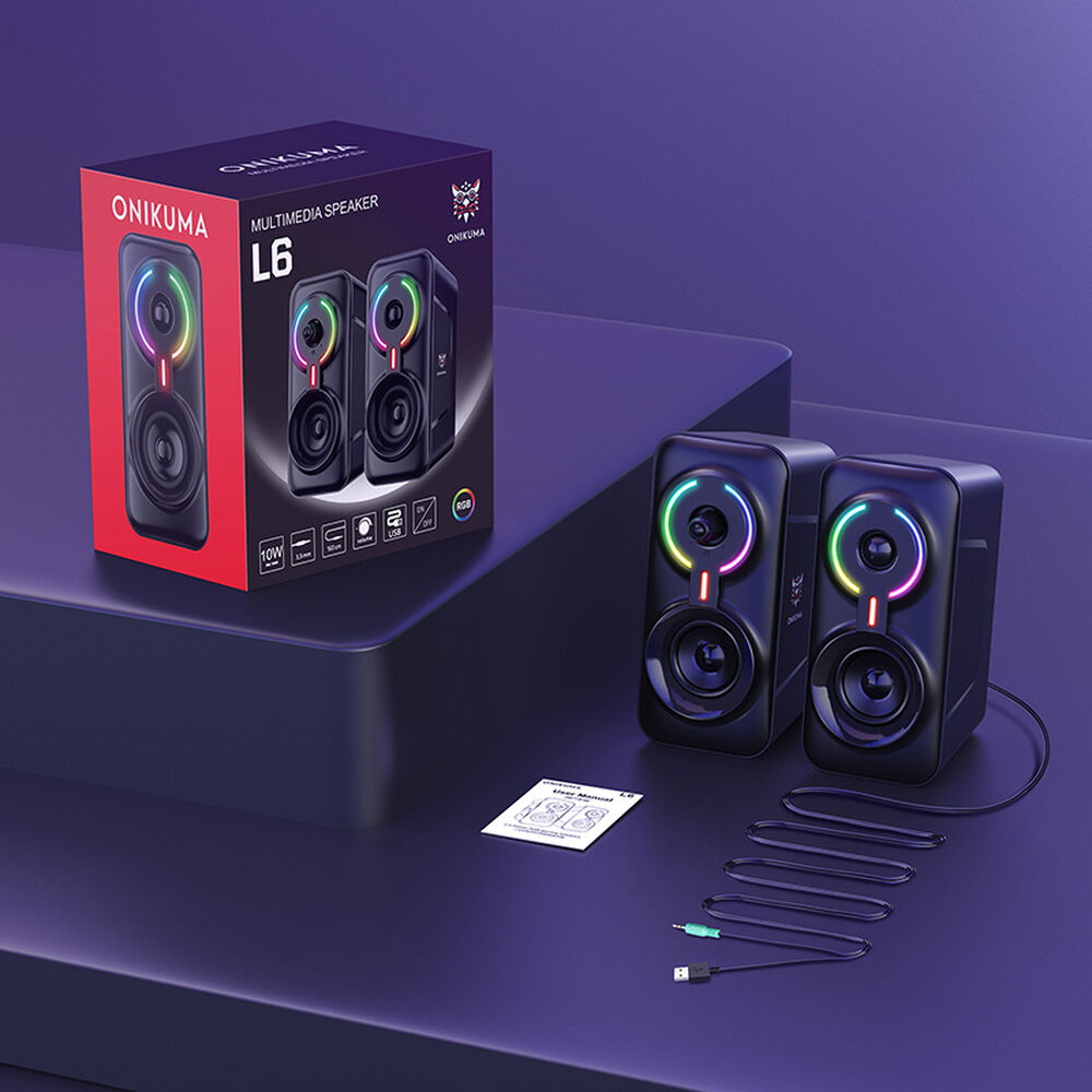 Parlantes Pc gamer Onikuma L6 image number 6.0