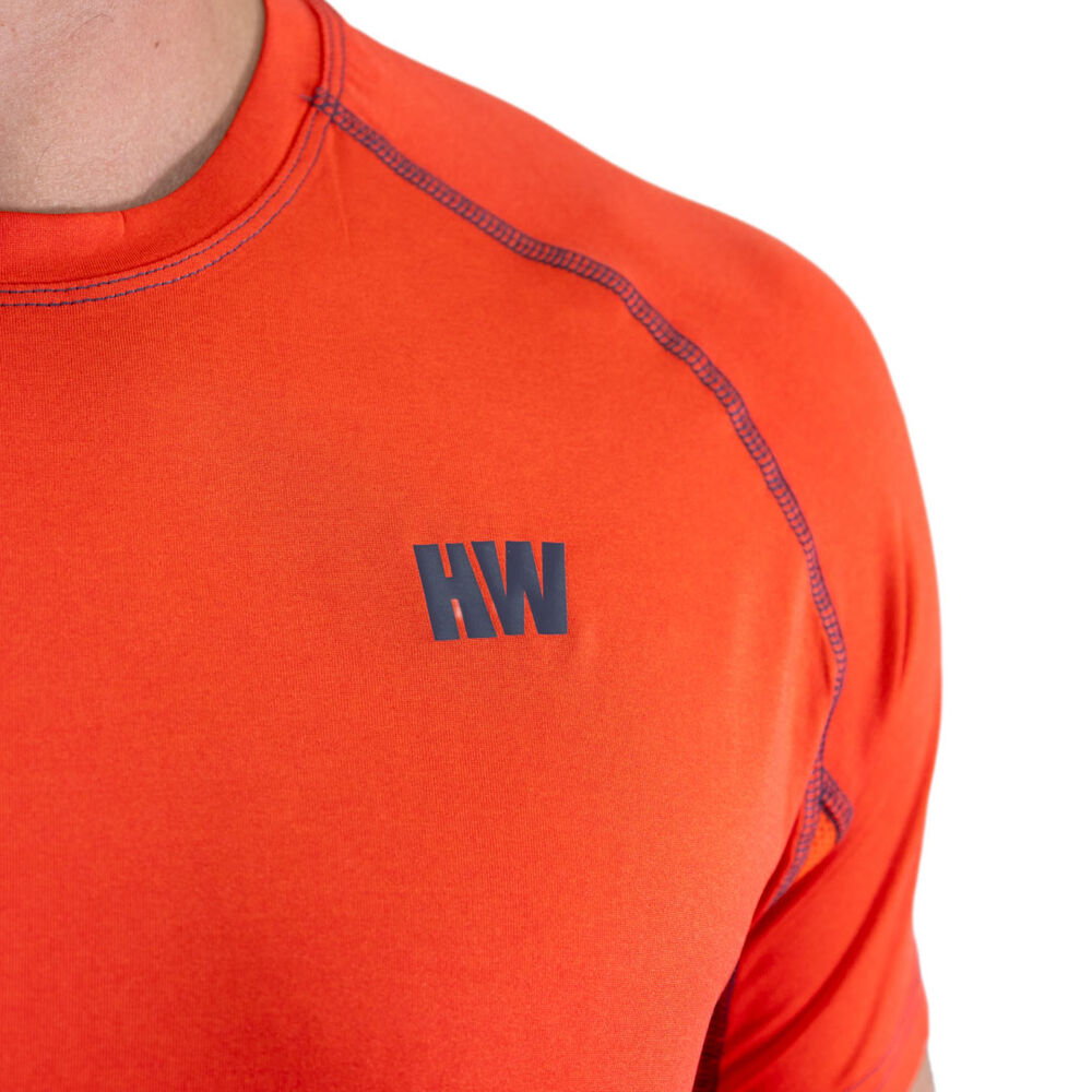 Polera Dry Fit Hw Spx Manga Corta Hombre Orange image number 2.0