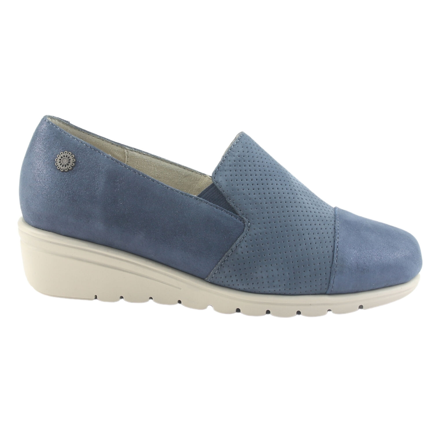 Zapato De Cuero Chalada Mujer Casia-1 Azul Casual image number 0.0