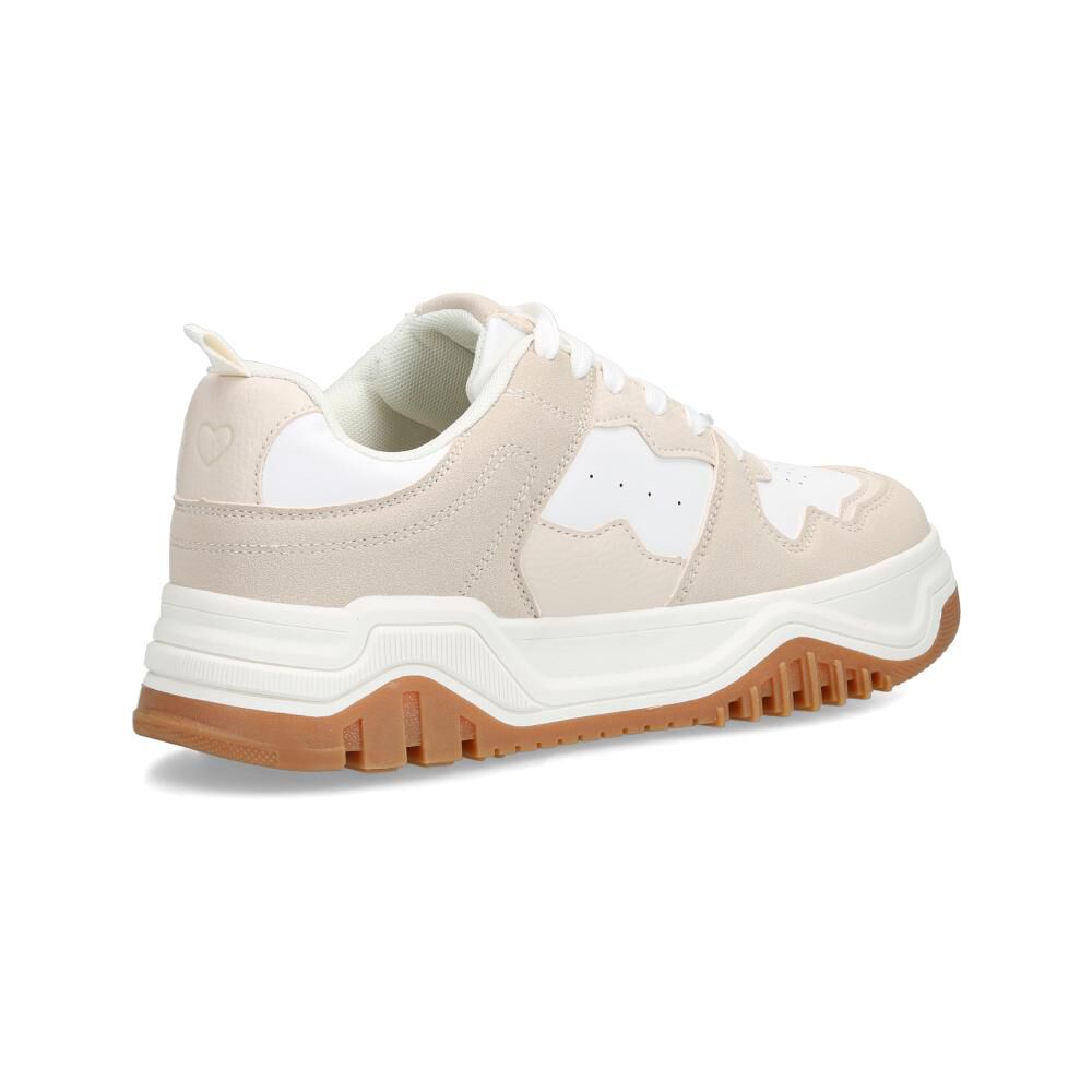 Zapatilla Urbana Mujer Freedom Beige image number 3.0