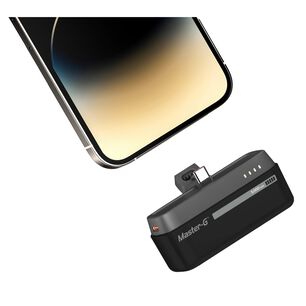 Cargador Base Port&aacute;til Pocket 5000 Mah Tipo C Negro Master-g