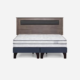 Cama Europea Rosen Autonomy Sky / King / Base Dividida + Respaldo