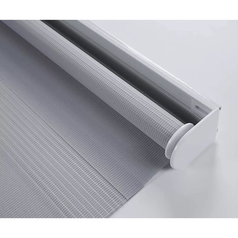 Cortina Roller Duo Zebra 100x180cm Gris Noche Y Día image number 3.0