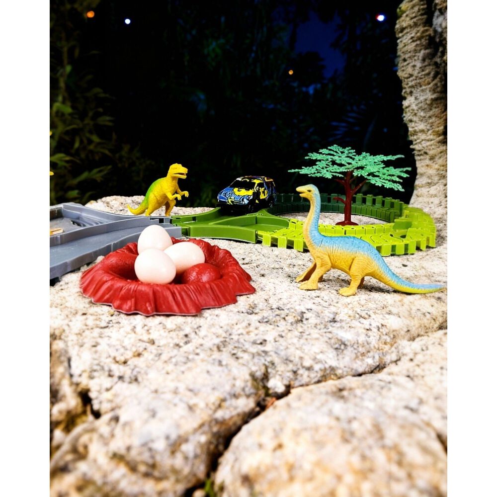 Juguete Autopista Parque Dinosaurio Flexible Para Ni&ntilde;os image number 4.0