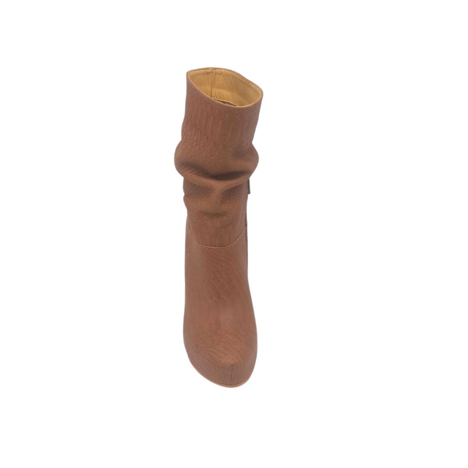 Bota Vilma Camel Cuero Pao Pecados image number 4.0